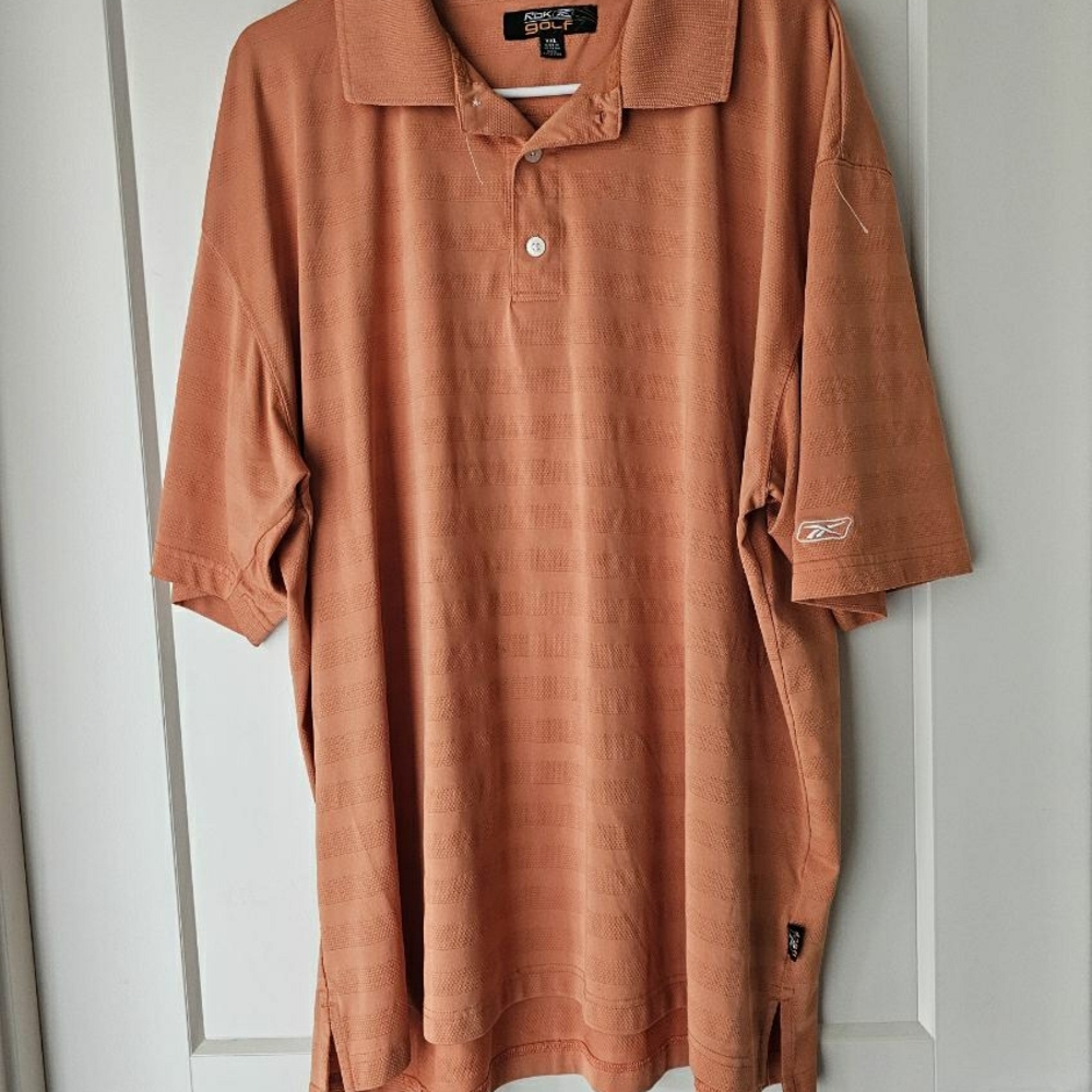 Reebok Men's Polo in Warm Orange